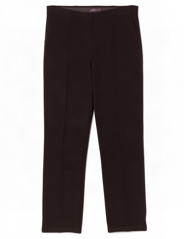 Marks & Spencer Pantalones Casuales Rectos para Mujer UK 40 Large W32 L29 Negro