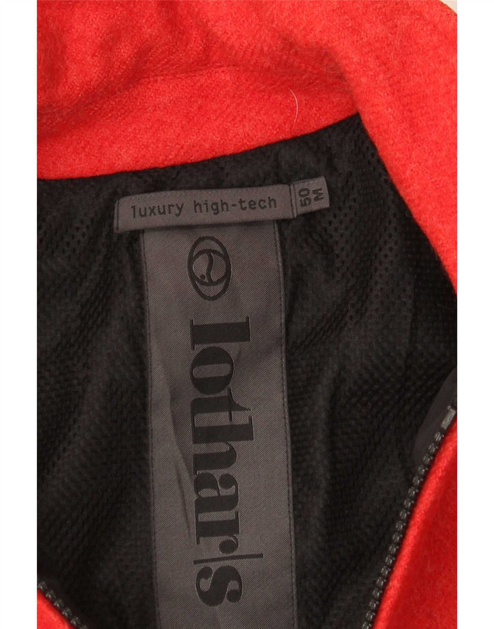Lothars Chaqueta cortavientos para hombre EU 50 Mediano Rojo Poliamida