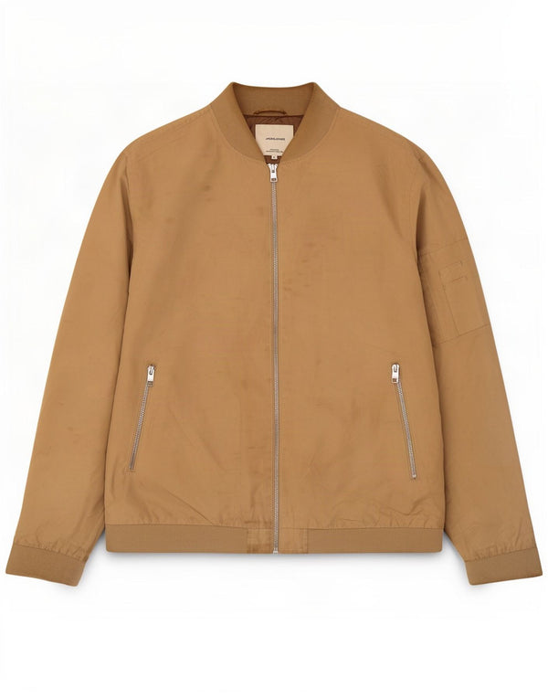 Jack & Jones Chaqueta Bomber Hombre UK 42 XL Poliéster Beige