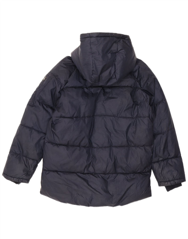 Zara Cazadora Acolchada Con Capucha Niño 13-14 Años Azul Marino Poliéster