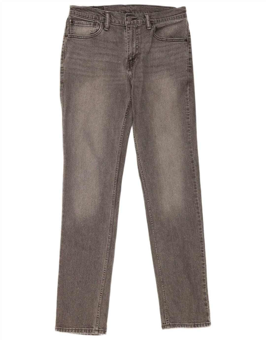 Levi's Hombre 511 Slim Jeans W32 L34 Algodón Gris