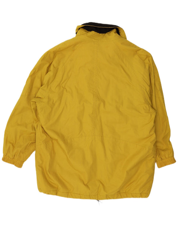 VINTAGE Chaqueta utilitaria de gran tamaño para hombre IT 56 3XL Algodón amarillo