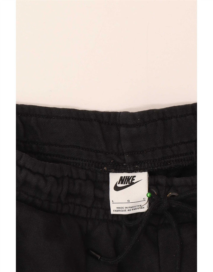 Nike - Pantalones de chándal para hombre, talla grande, color negro, algodón