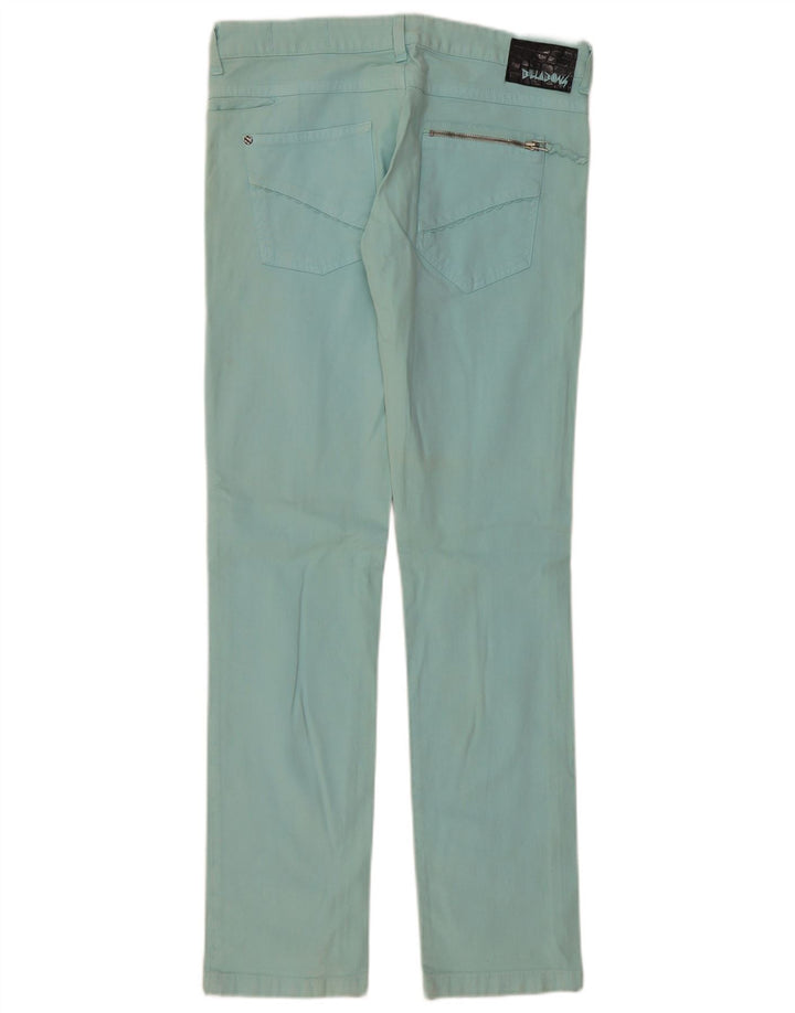 BILLABONG Pantalones informales ajustados para mujer W32 L32 Algodón azul