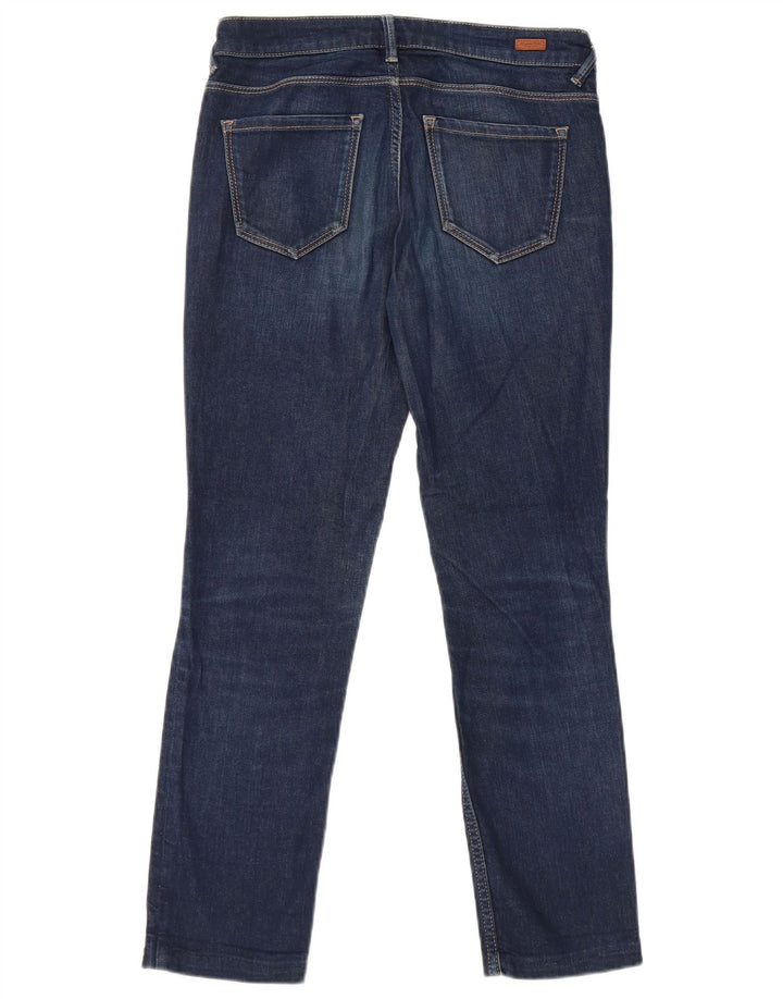 Massimo Dutti Vaqueros Slim Mujer EU 36 XS W26 L26 Azul