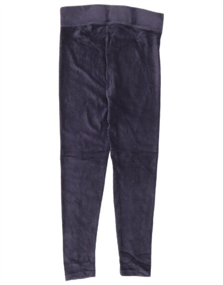 Marks & Spencer Leggings de terciopelo para mujer UK 40 Mediano Azul marino Algodón