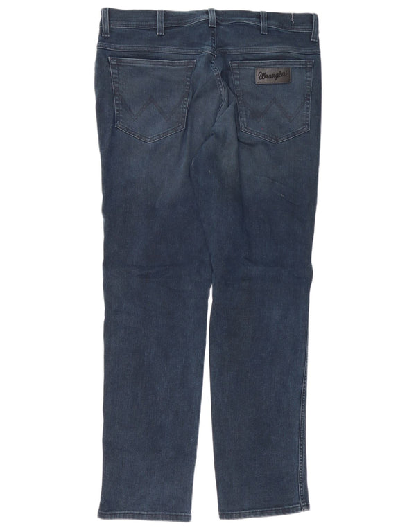 Wrangler Vaqueros ajustados Texas para hombre W36 L32 Algodón azul marino