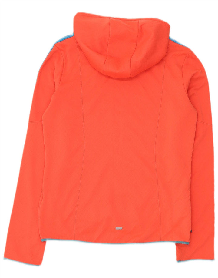 Adidas - Sudadera con capucha para mujer (talla 40), color rojo medio, poliéster
