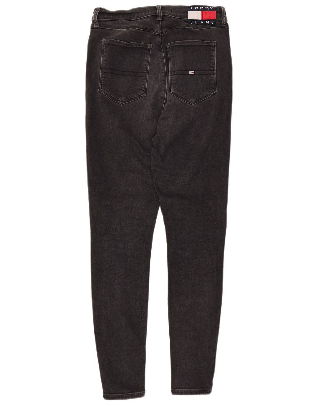 TOMMY HILFIGER Vaqueros súper ajustados Melany de talle alto para mujer W30 L30 Negro