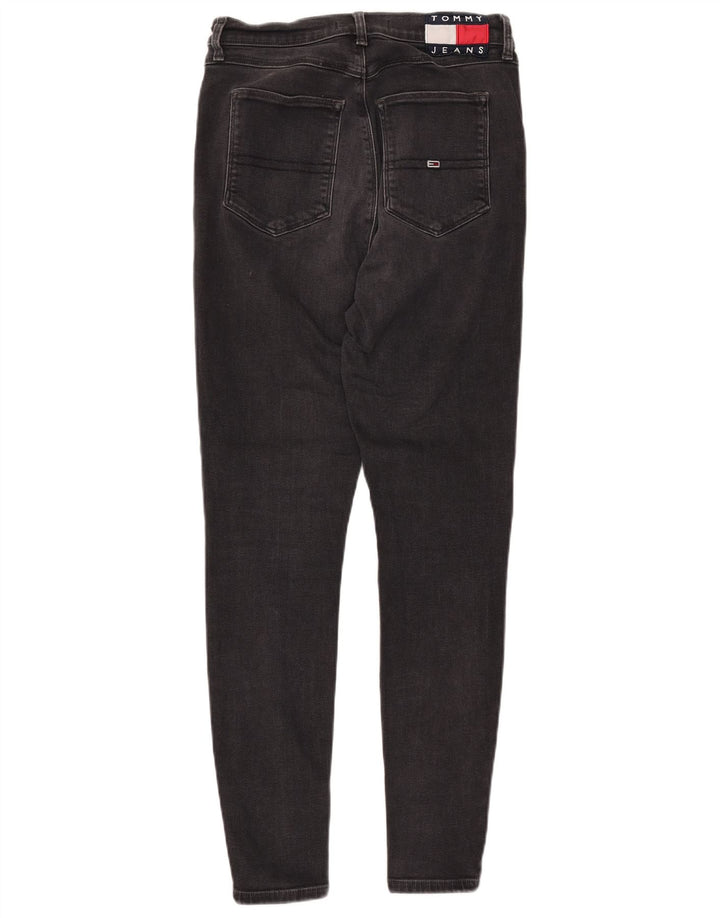 TOMMY HILFIGER Vaqueros súper ajustados Melany de talle alto para mujer W30 L30 Negro