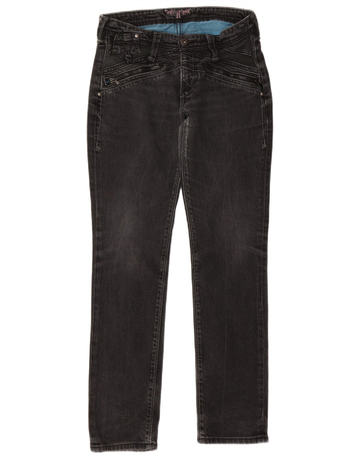 LEVI'S Vaqueros Slim Mujer W31 L32 Algodón Negro