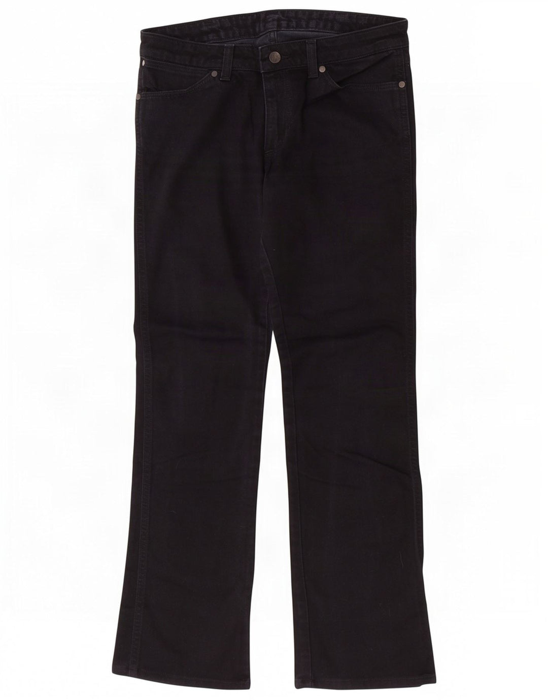 Vaqueros Wrangler Mujer Iris Rectos W30 L30 Algodón Negro