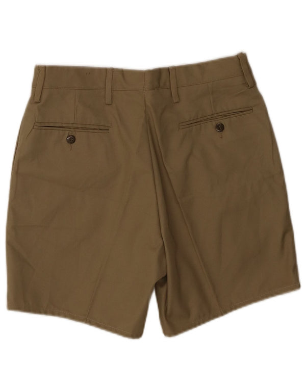 Pantalones cortos chinos vintage para hombre IT 44 XS W28 Caqui