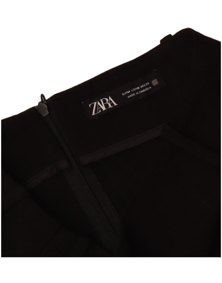 Zara Mujer Mini Falda Mediana W28 Negro