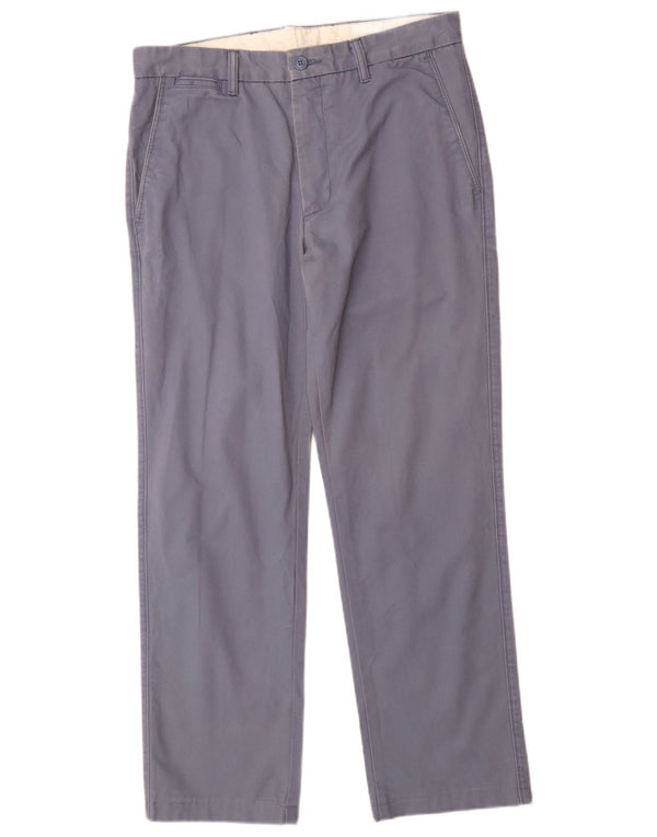 Dockers Pantalón chino recto para hombre W33 L29 Algodón azul