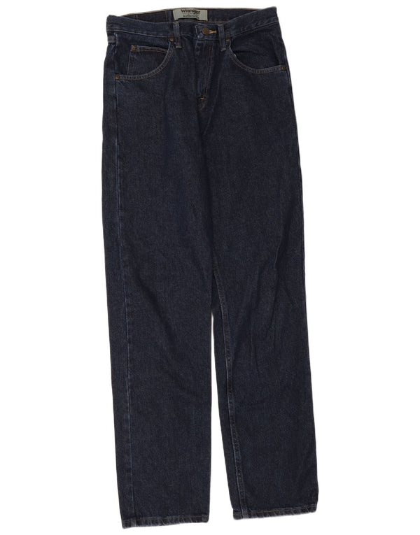 Wrangler Vaqueros Rectos Auténticos Para Hombre W30 L34 Algodón Azul Marino