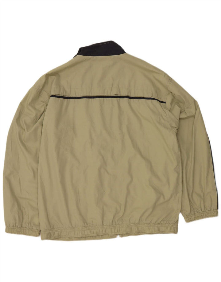 Puma Mens Chándal Top Chaqueta Grande Caqui Poliéster