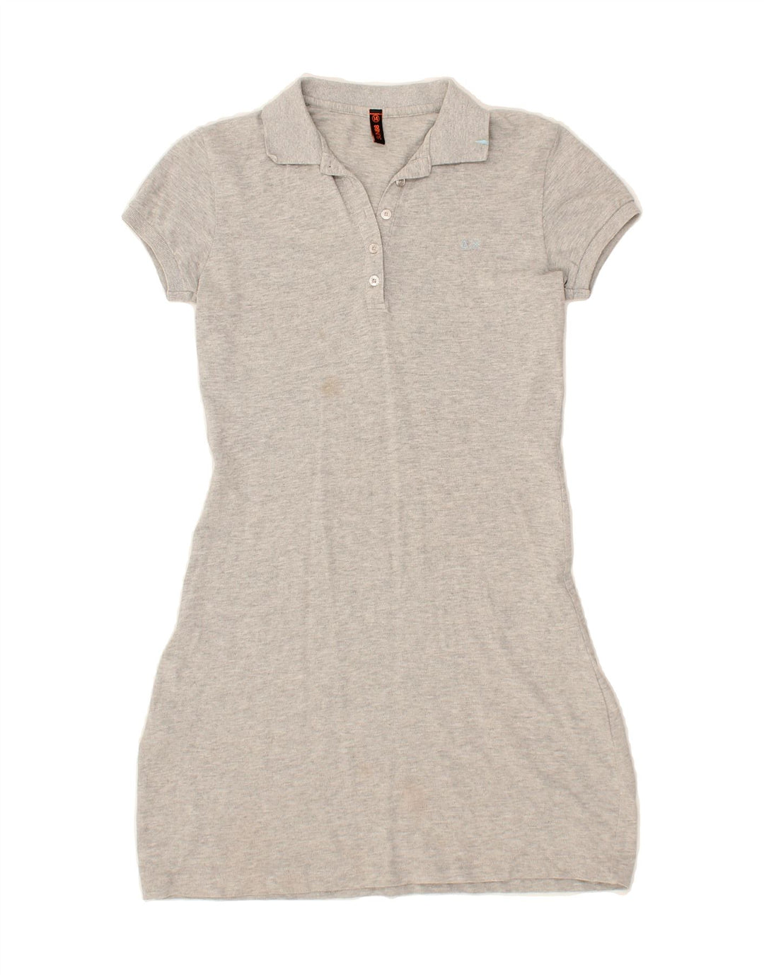 SUN68 Womens Polo Dress UK 14 Medium  Grey Cotton Vintage Sun68 and Second-Hand Sun68 from Messina Hembry 