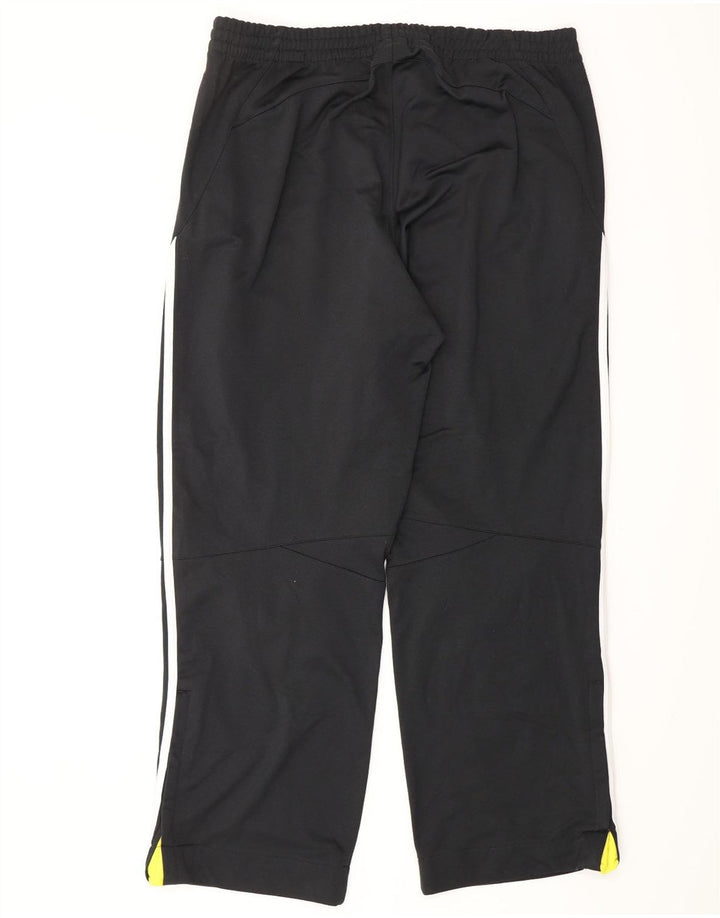 Pantalones de chándal ADIDAS para hombre, talla grande, poliéster negro