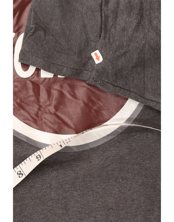 Colmar Hombre Sudadera Con Capucha Gráfica De Algodón Gris Medio