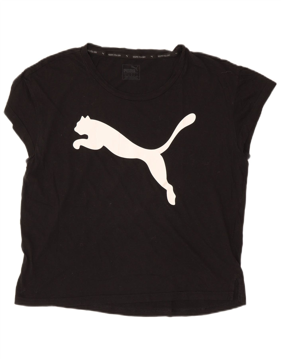 PUMA Camiseta con gráfico extragrande para mujer UK 10 Small Black
