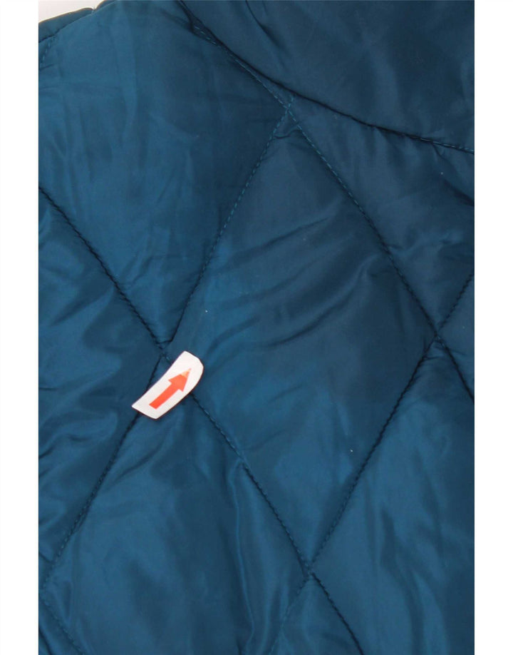 Marks & Spencer Chaqueta acolchada acolchada para mujer UK 40 Poliéster azul medio