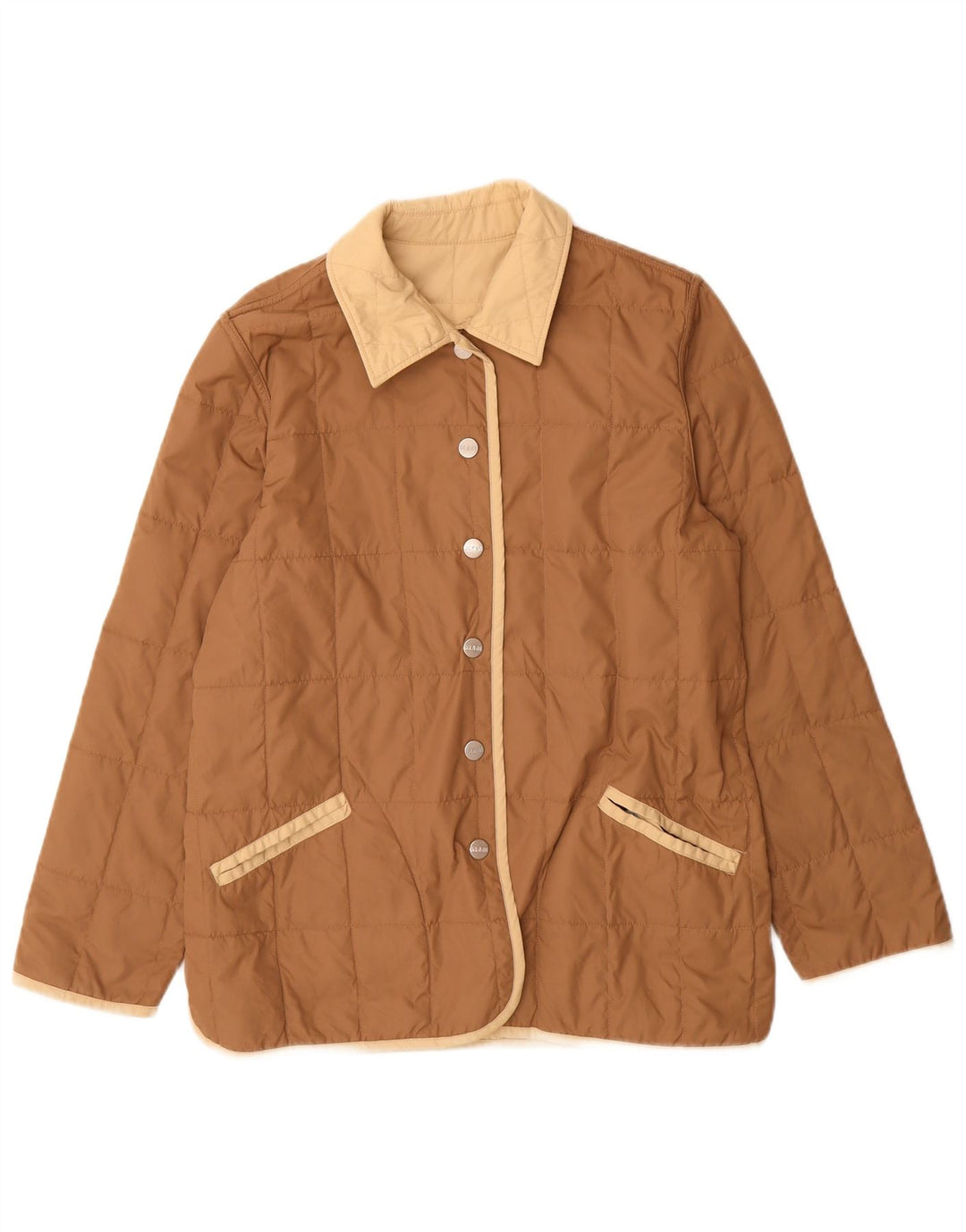 Slam Chaqueta Acolchada Reversible para Mujer UK 44 Medium Beige Nylon