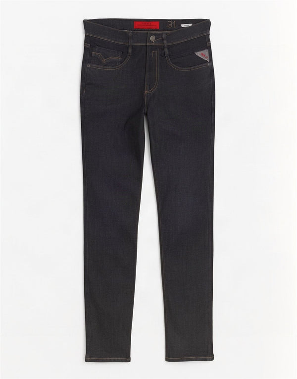 Replay Womens Anbass Slim Jeans W31 L32 Navy Blue Cotton