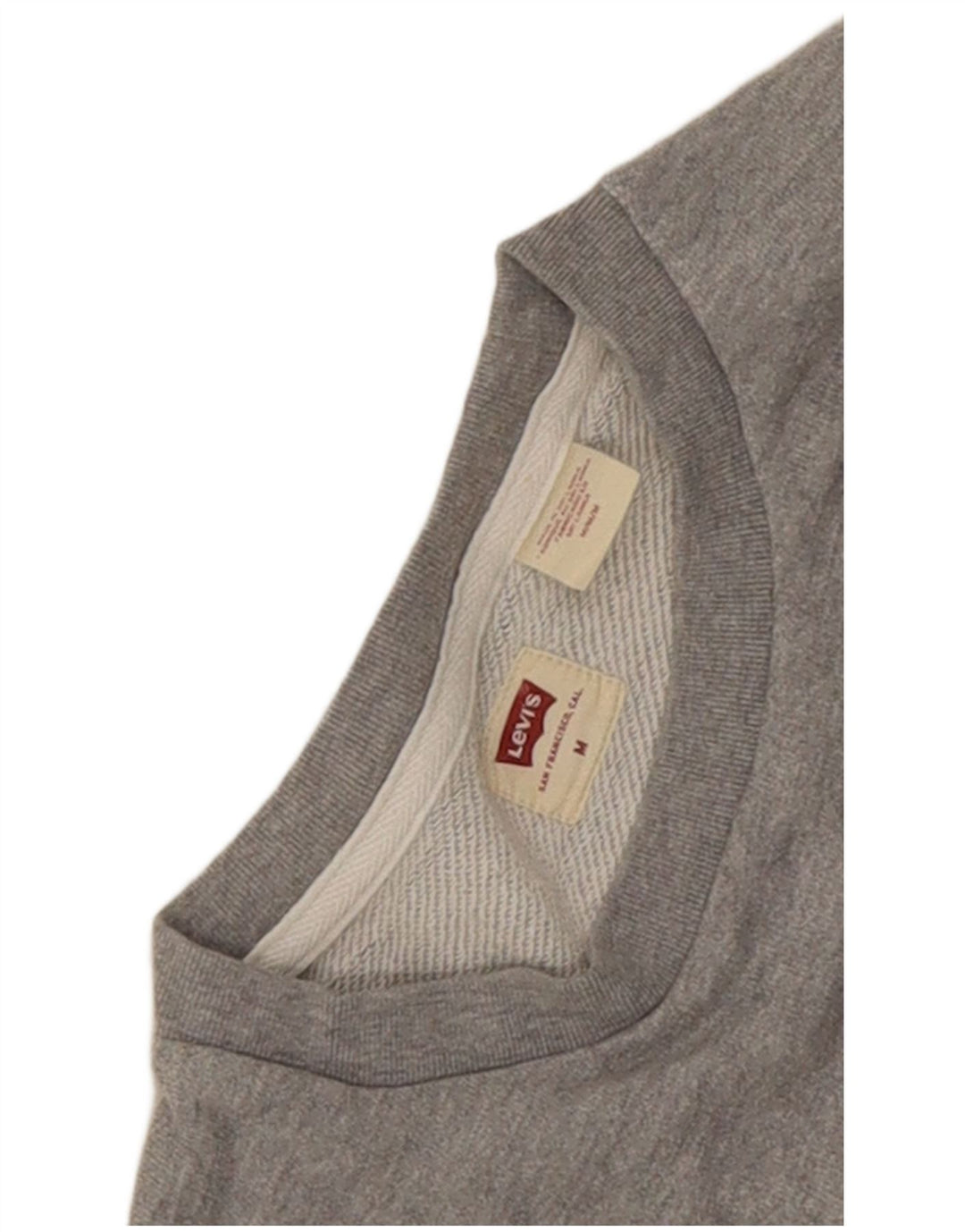 Levi's Hombre Sudadera Gráfica Jumper Gris Medio Moteado
