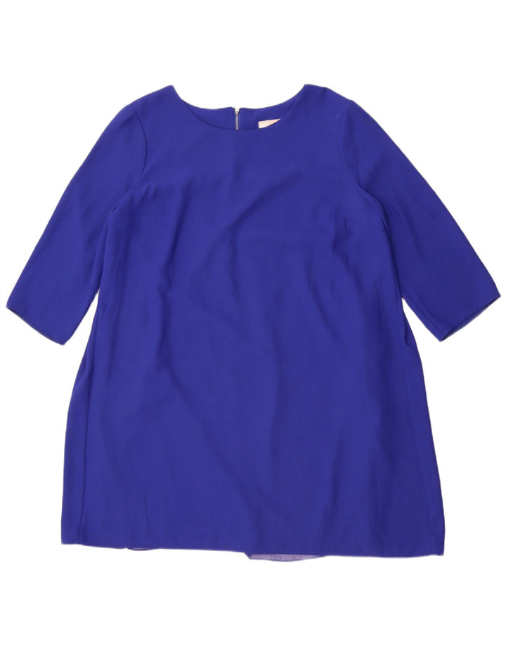 Phase Eight Vestido recto de manga 3/4 para mujer UK 40 XL Azul