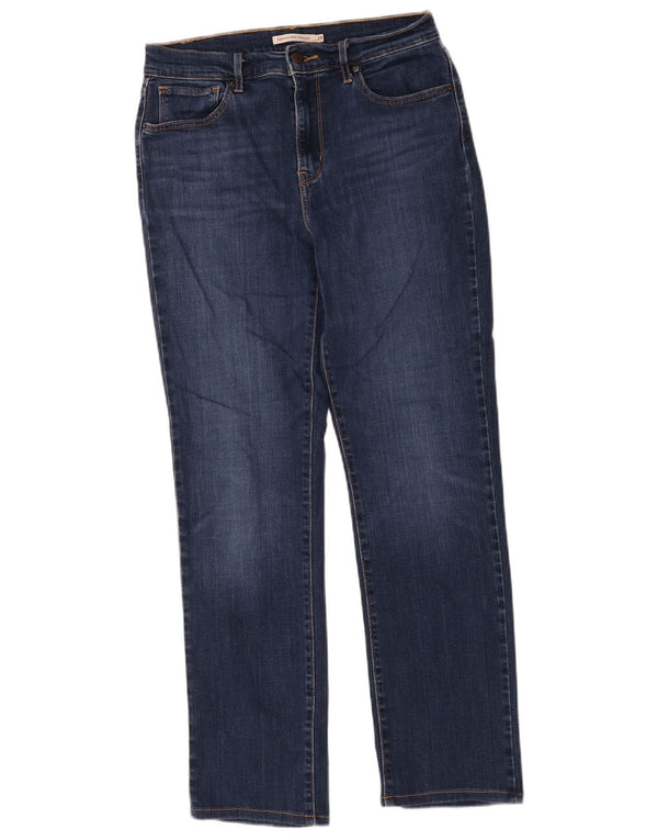 Levi's Jeans rectos de talle alto 724 para mujer W29 L28 Algodón azul marino