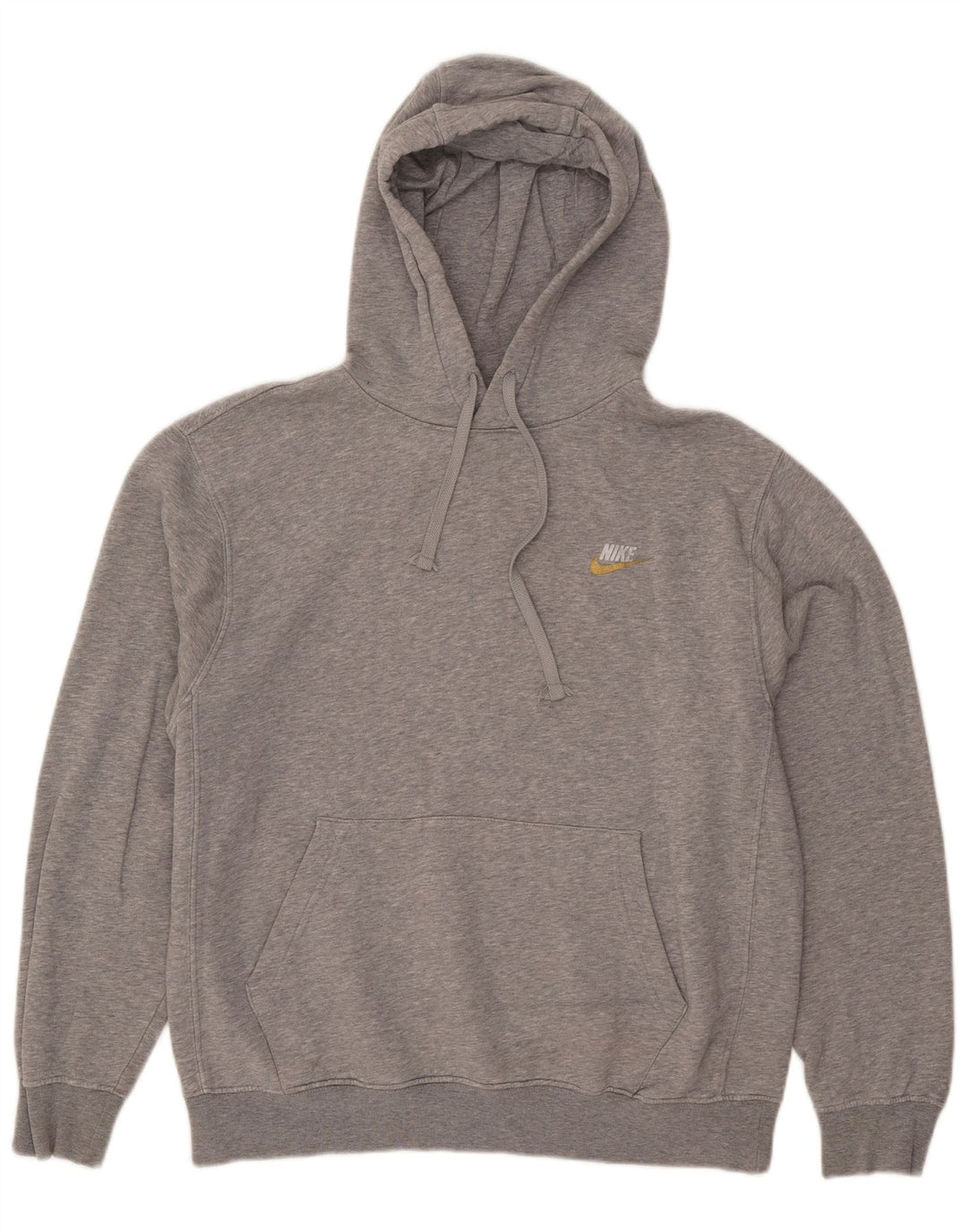 Sudadera Con Capucha Nike Hombre Gris Medio Algodón