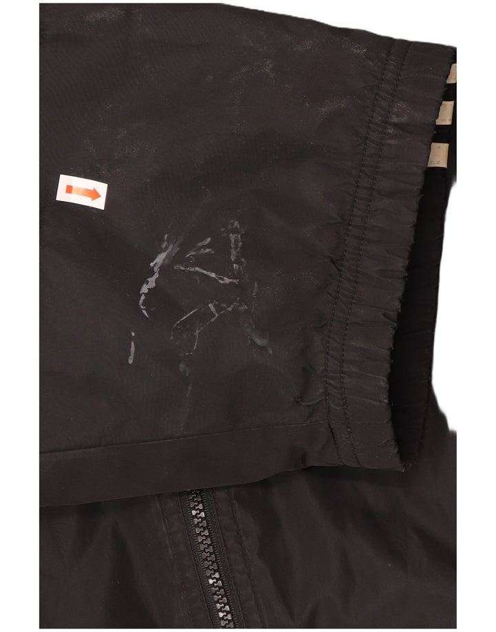 Adidas - Chaqueta de chándal para hombre, talla 44/46, nailon negro grande
