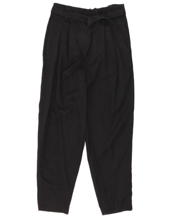 Marks & Spencer Pantalones Harem Cónicos para Mujer UK 12 Medium W30 L26 Negro