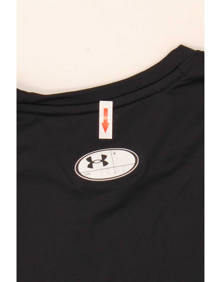 Under Armour Hombre Cold Gear Top Manga Larga Poliéster Negro Mediano