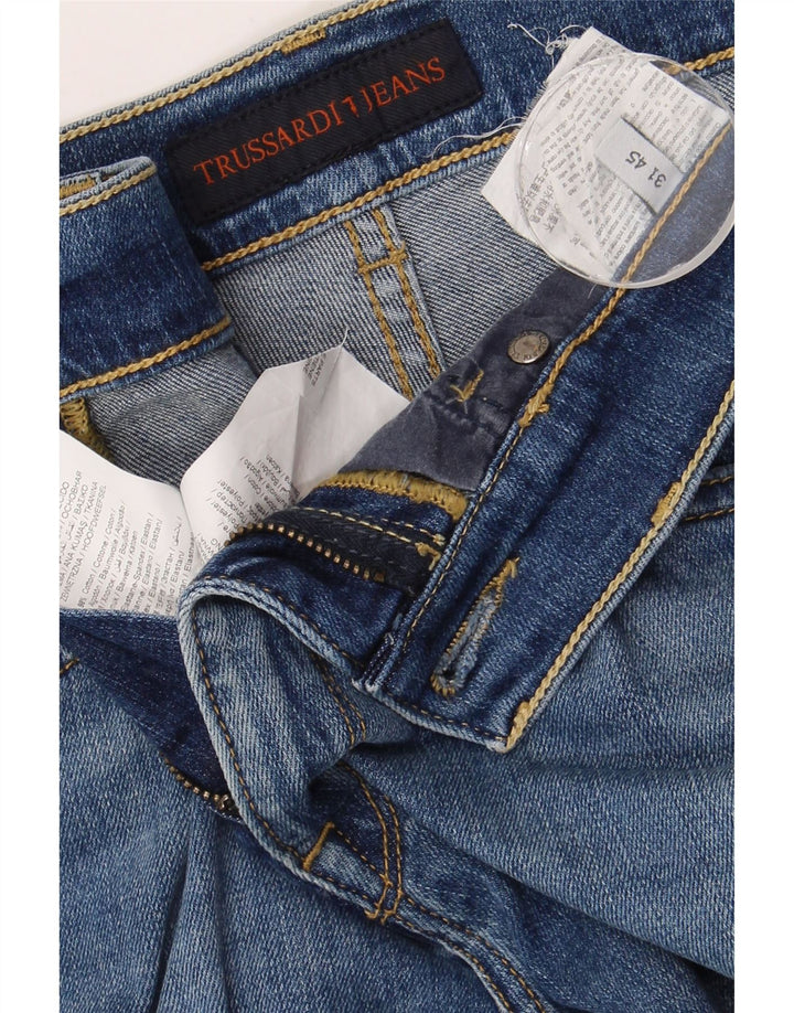 TRUSSARDI Vaqueros Slim Mujer W31 L31 Algodón Azul