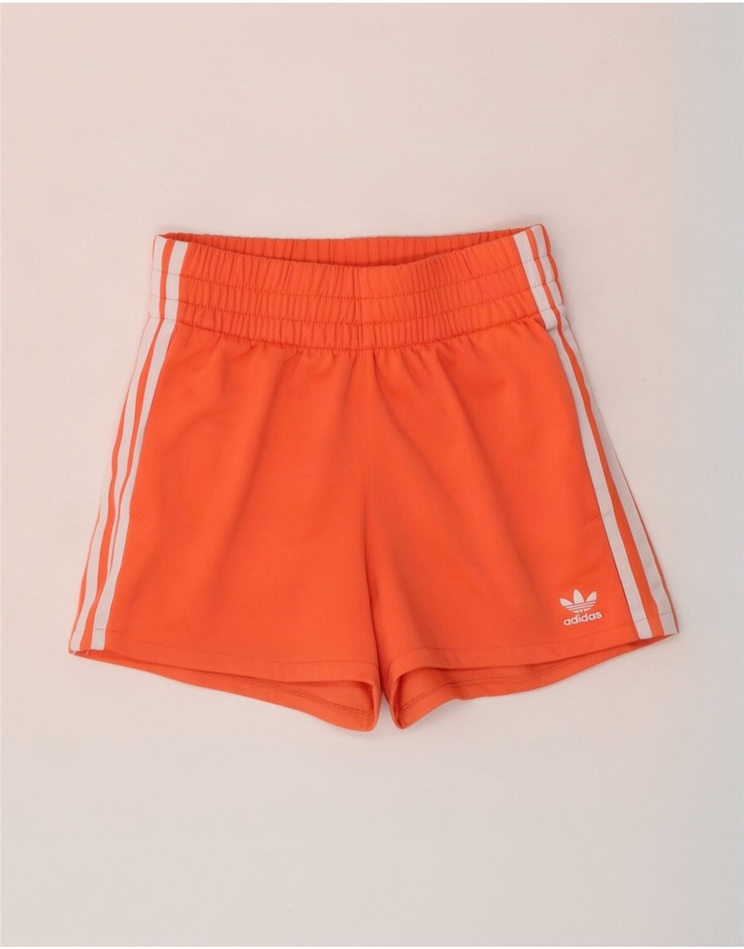 Adidas Pantalones cortos deportivos para mujer UK 10 Pequeño Naranja Poliéster