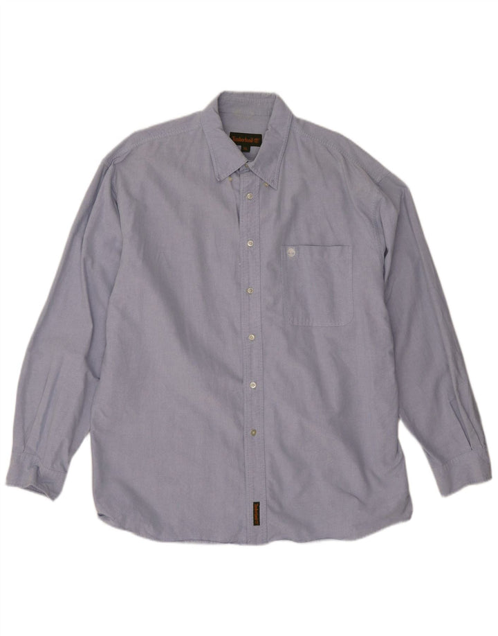Camisa Timberland Hombre XL Algodón Azul