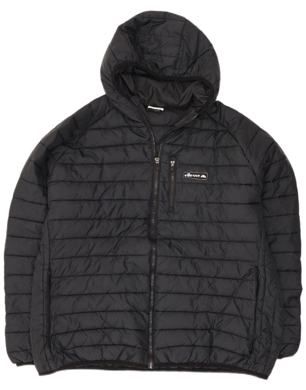 Chaqueta acolchada con capucha para mujer Ellesse ES 34 4XL Poliéster negro