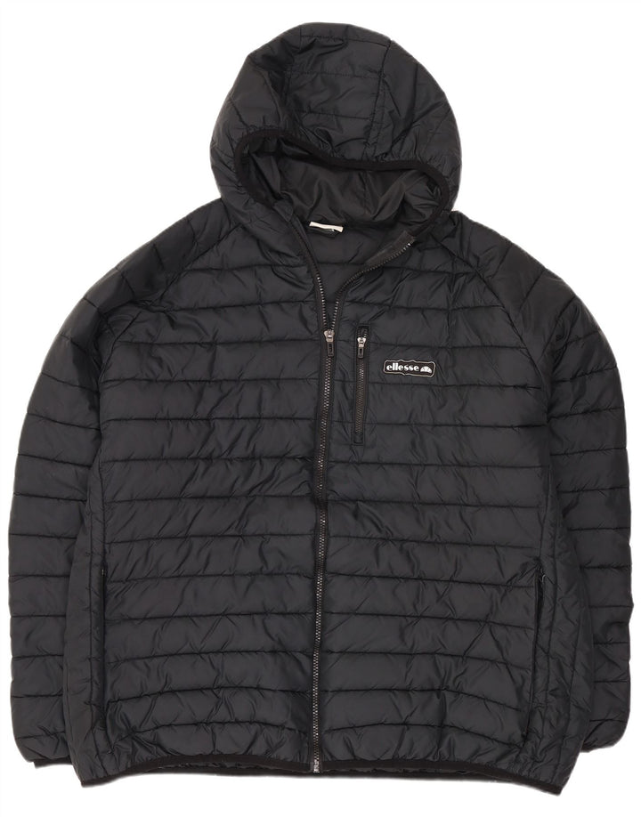 Chaqueta acolchada con capucha para mujer Ellesse ES 34 4XL Poliéster negro