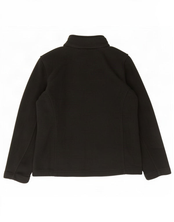 Marks & Spencer Chaqueta polar extragrande para mujer UK 10 Small Poliéster negro