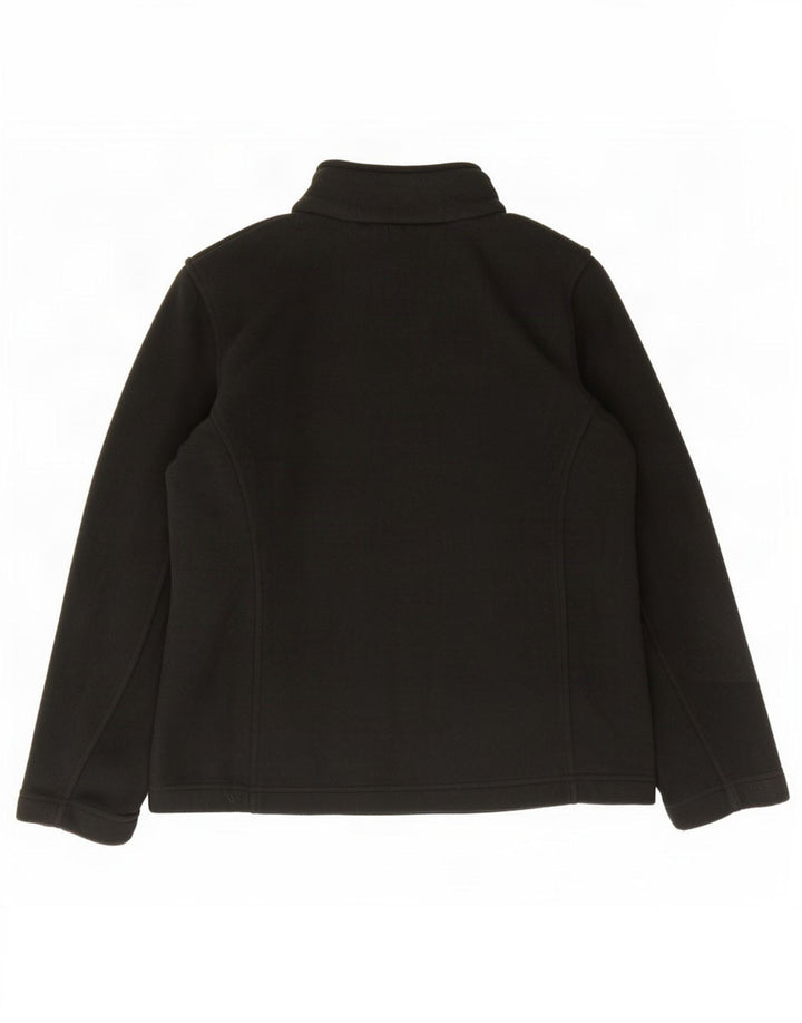 Marks & Spencer Chaqueta polar extragrande para mujer UK 10 Small Poliéster negro