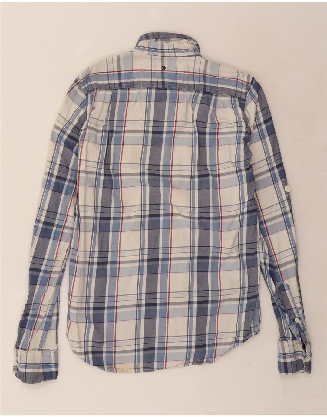 Superdry Camisa De Franela A Cuadros Azul Medio
