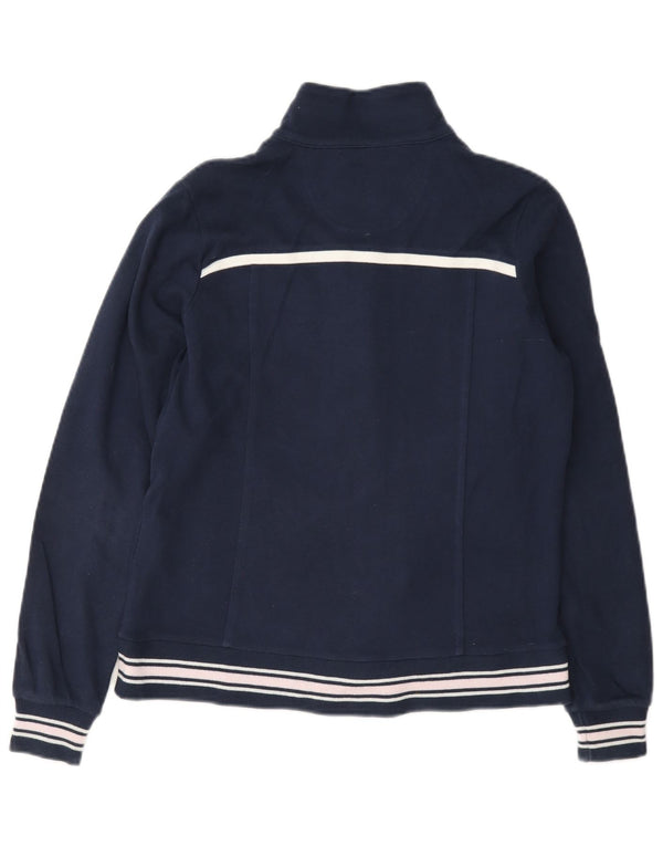 Champion Chaqueta de chándal de fácil ajuste para mujer UK 10 Small Azul marino Algodón