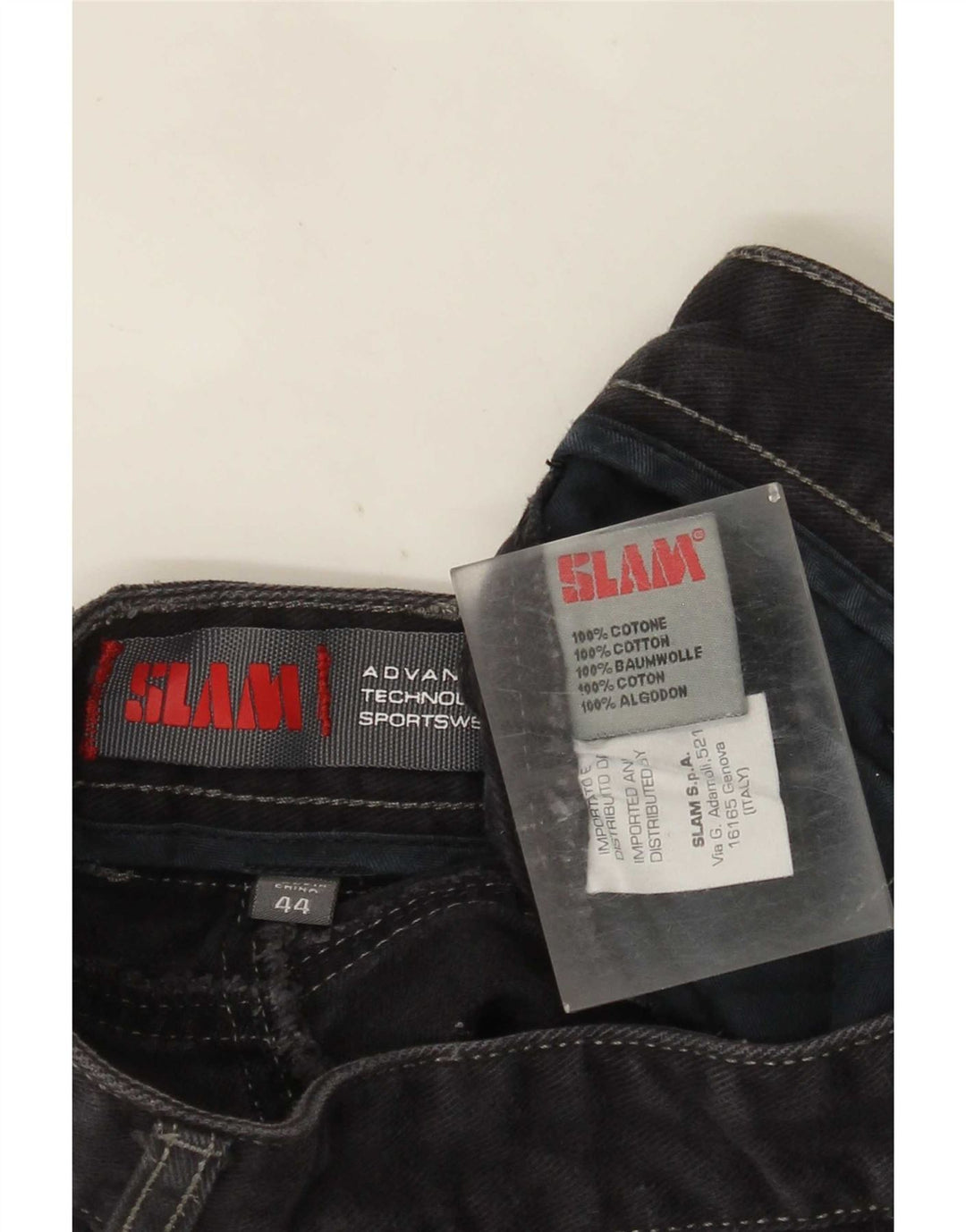 Vaqueros rectos para mujer Slam IT 44 Medium W30 L33 Algodón gris