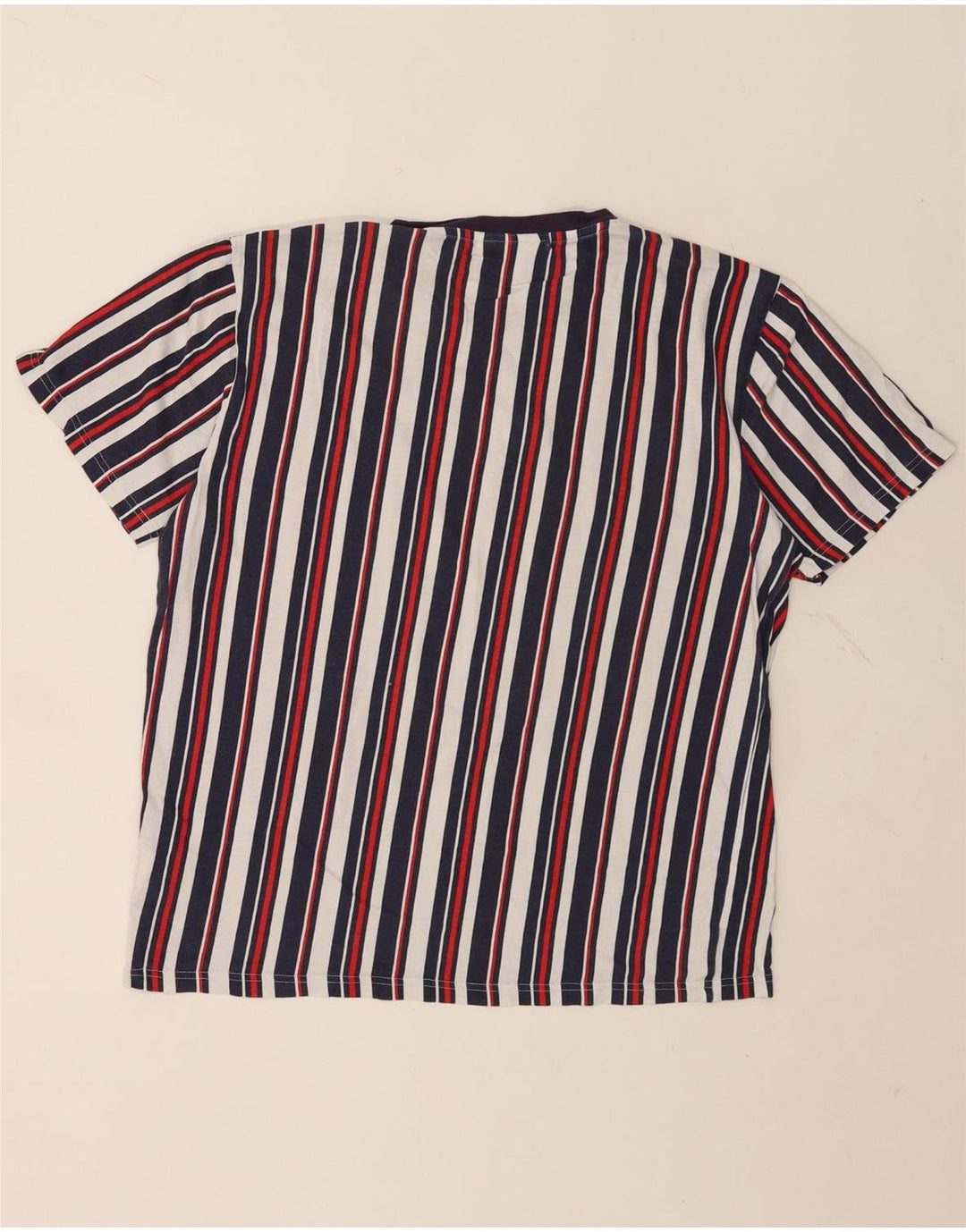 FILA Camiseta Top Medium de algodón a rayas multicolor para hombre