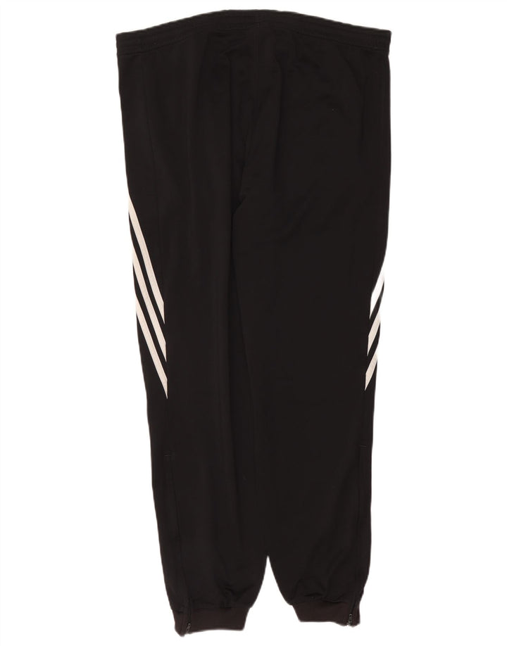 Adidas Hombre Pantalones De Chándal Joggers Grande Negro Poliéster