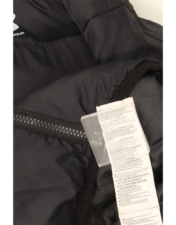 Under Armour Chaqueta acolchada con capucha para niño 12-13 años Nylon negro