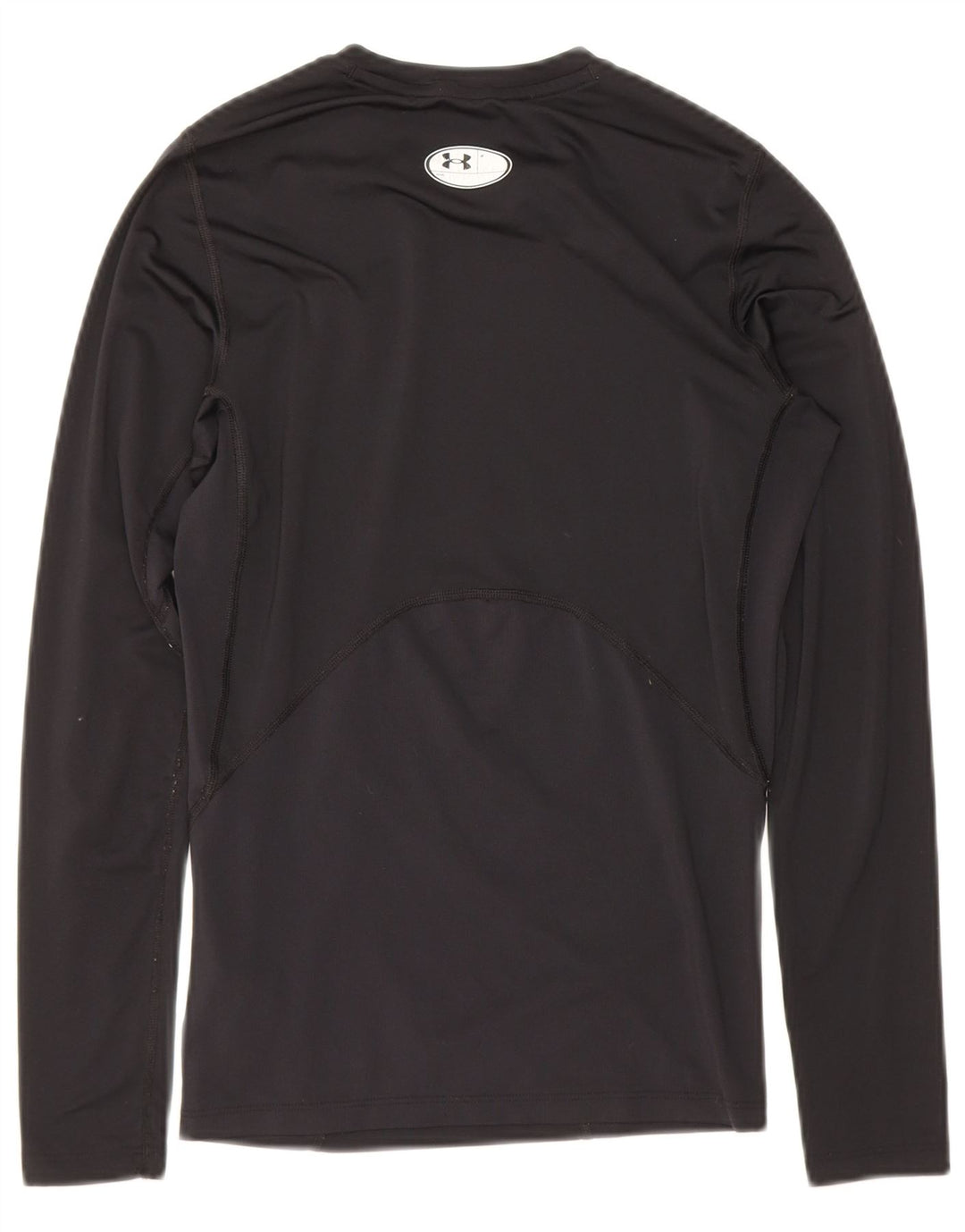 UNDER ARMOUR Womens Compression Top Long Sleeve Medium Black Polyester