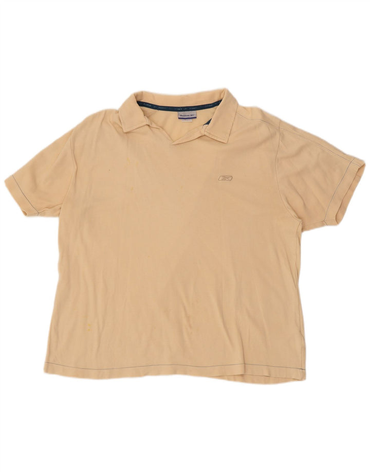 Polo REEBOK Hombre Algodón Beige Medio